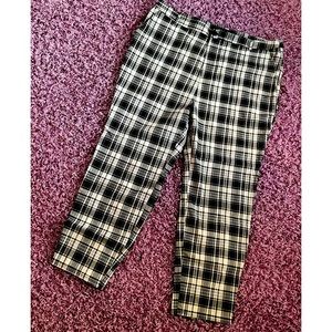 Black & White Plaid Pant